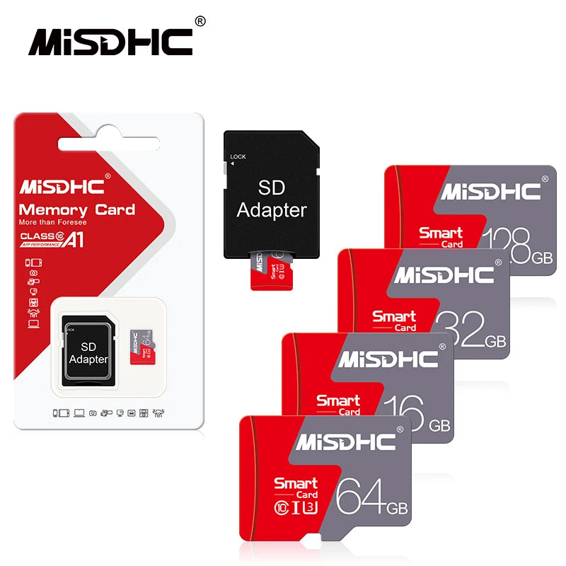 MISDHC Micro SD Card Class 10 – 4GB to 128GB TF Memory Card Micro SD Card PRIMED