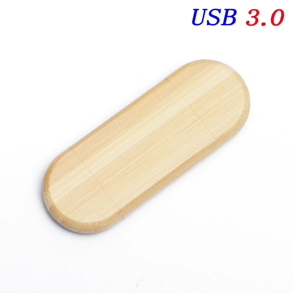 Wooden USB Flash Drive Type-C Custom Logo 16–128GB | JASTER USB Flash Drive PRIMED Bamboo No box 32 GB