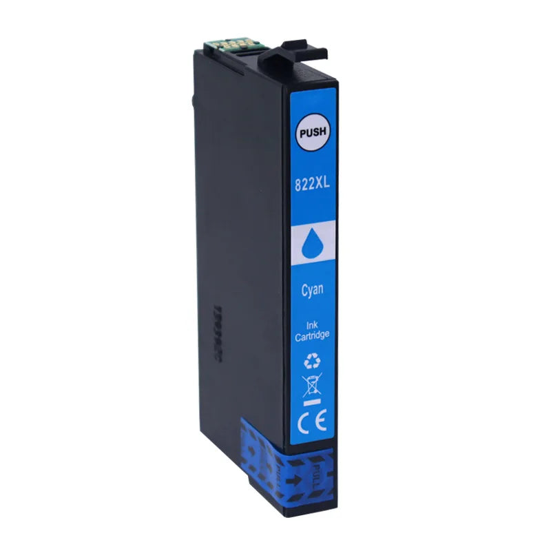822XL Ink Cartridges for Epson WF-3820 WF-4820 WF-4830 4-Pack Ink Cartridge Set PRIMED