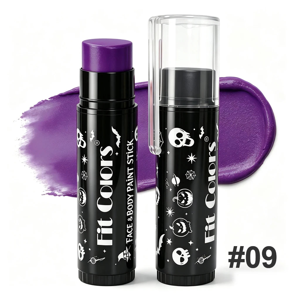 Halloween Face & Body Paint Stick – Cosplay & Stage Makeup Face & Body Paint PRIMED 09