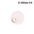 White Glass Lamp Shade Globe – E14/E27 Bulb Fitter Replacement