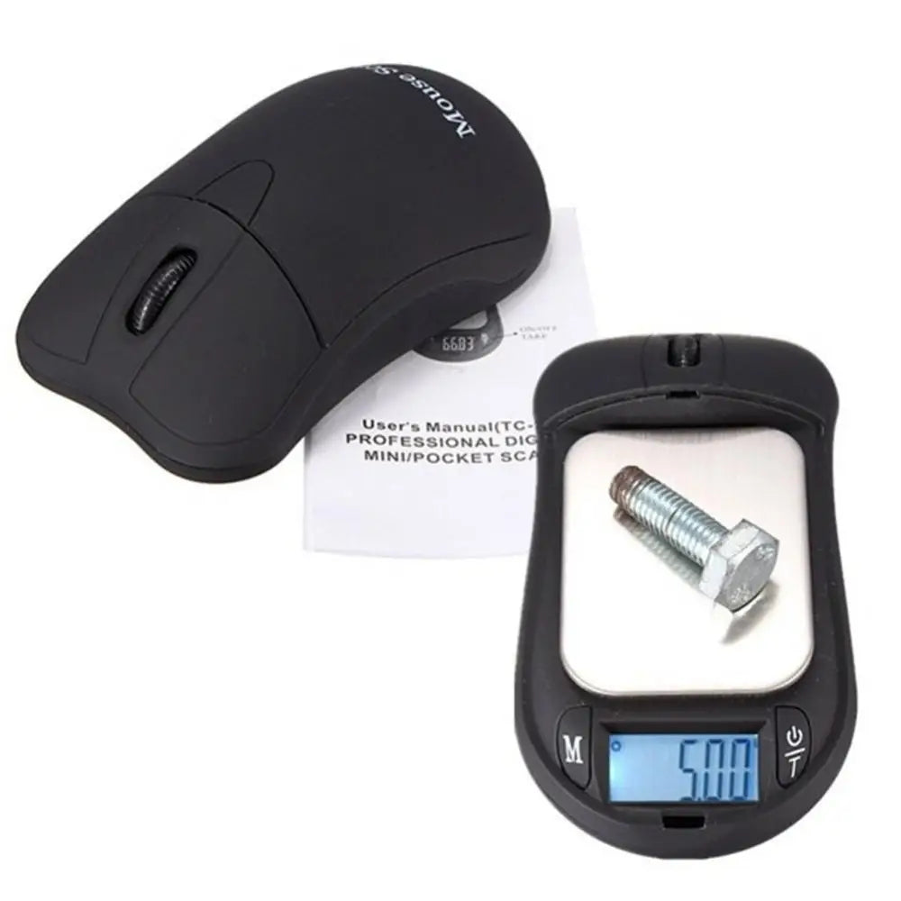 Mouse-Shaped Pocket Jewelry Scale 200g/0.01g LCD Digital Pocket Digital Scale PRIMED