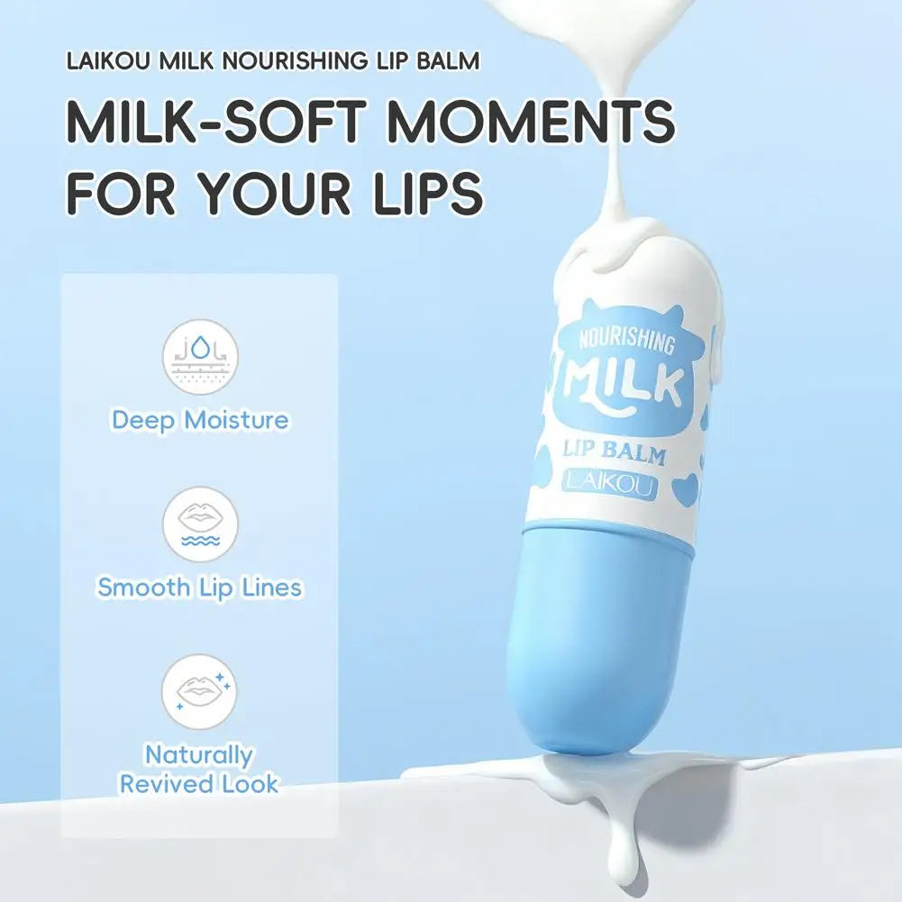 Milk Nourishing Lip Balm – Shea Butter, Jojoba & Hyaluronic Acid