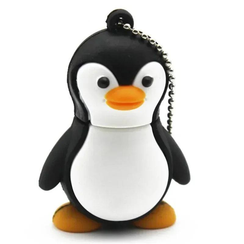JASTER Cartoon Animal USB Flash Drive 8GB–64GB | Cute Gift USB Flash Drive PRIMED 4GB Little Penguin CN