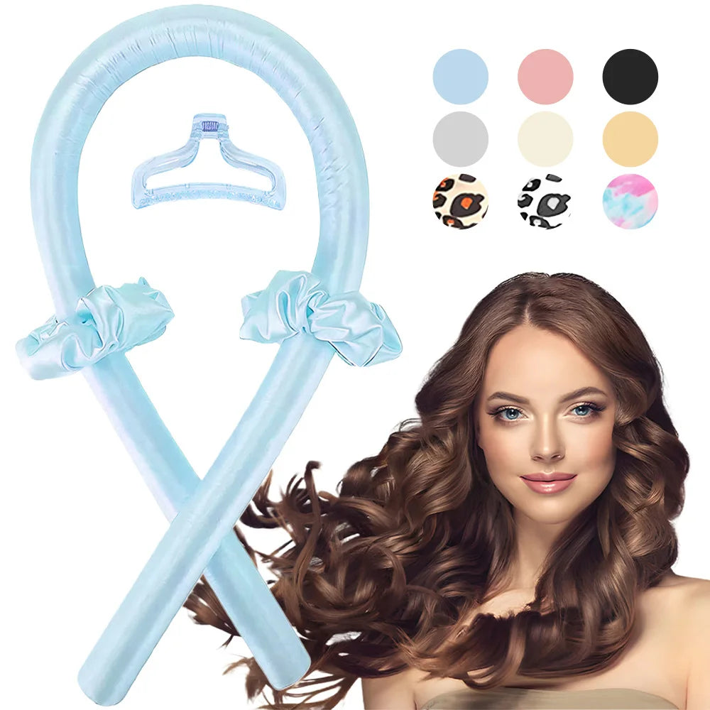 4-Piece Heatless Curling Rods – Sponge Hair Curlers for Waves Heatless Hair Curlers PRIMED