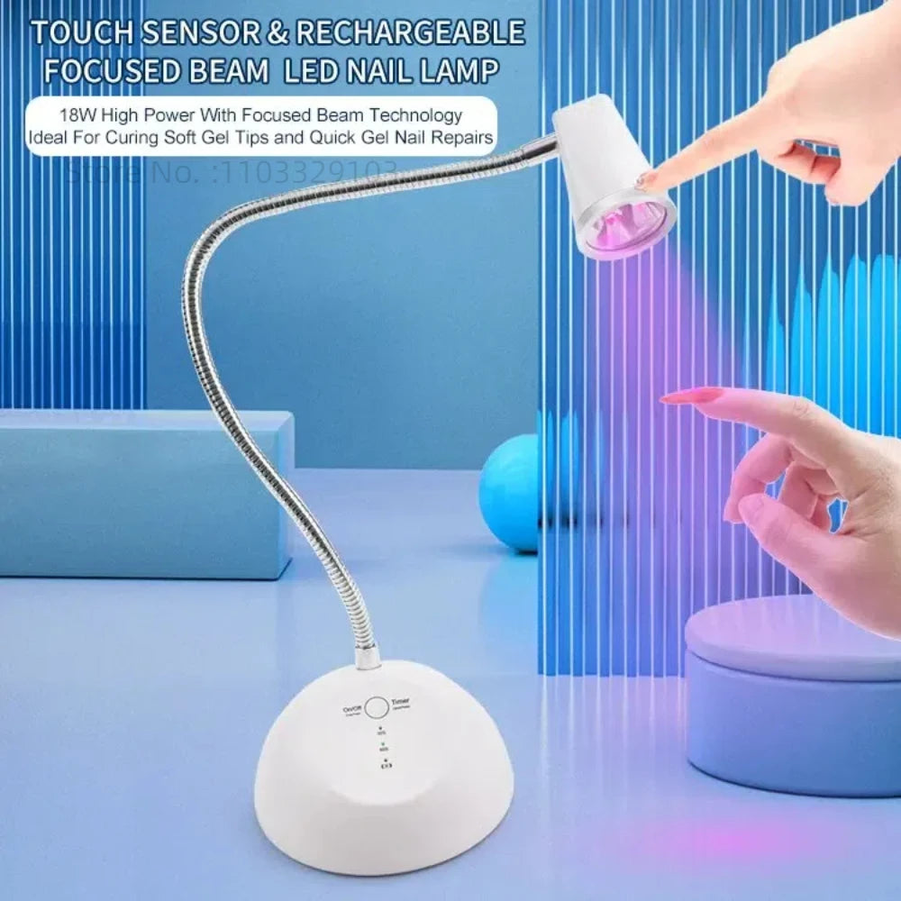 Portable UV LED Nail Lamp Dryer | USB Rechargeable Gel Light