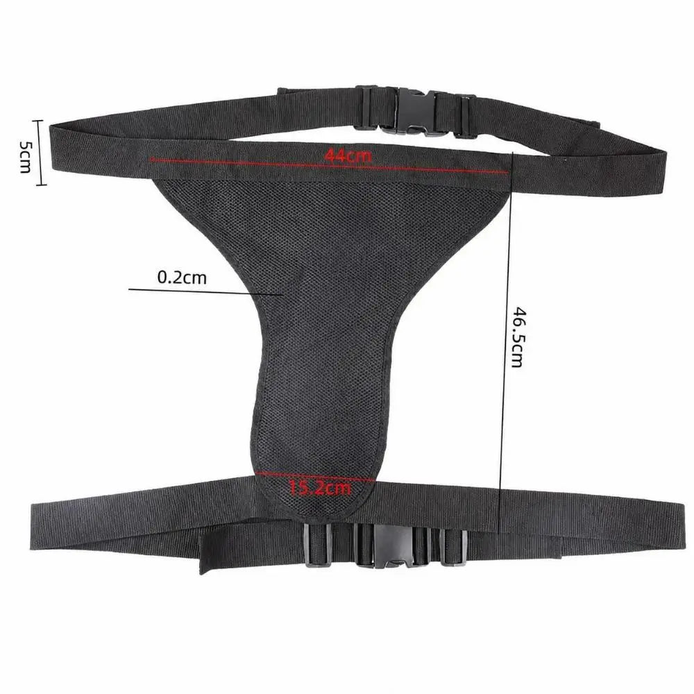 Quick-Release Wheelchair Safety Belt | Padded Adjustable Harness