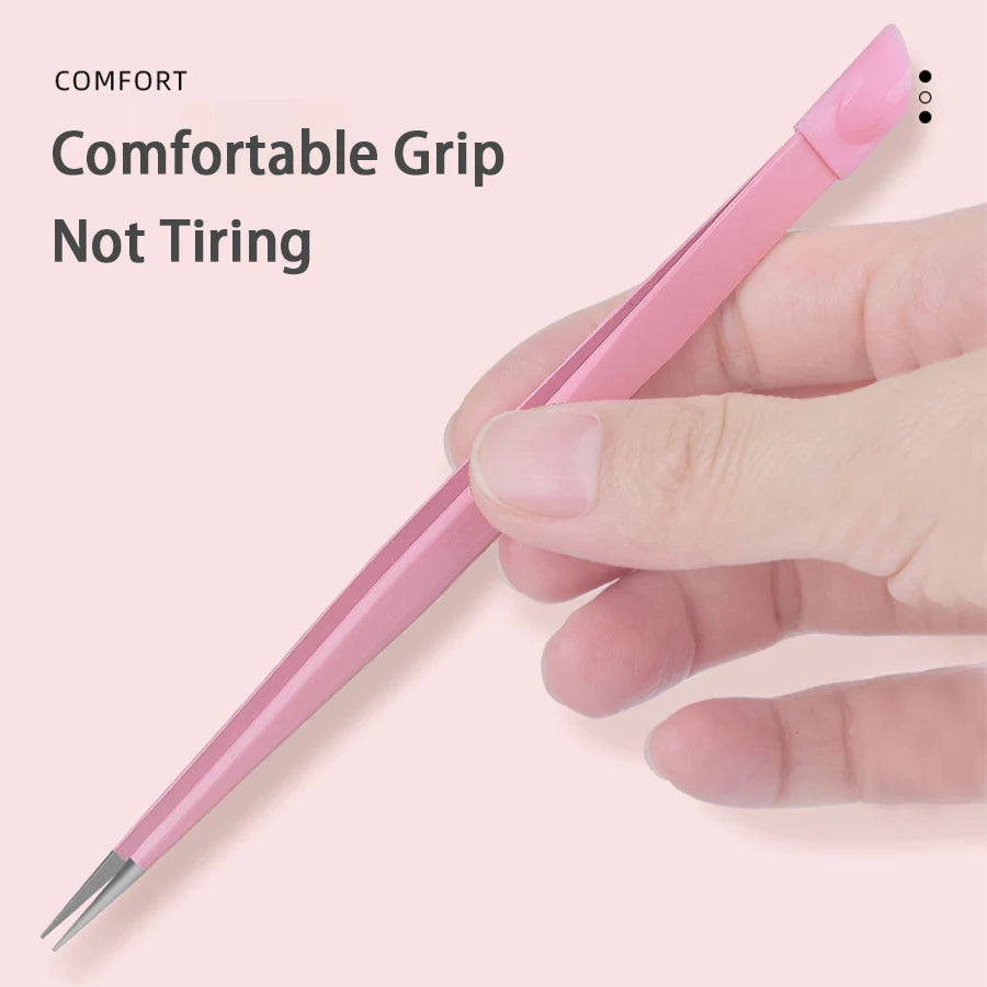 Double-Ended Nail Art Tweezers – Rhinestone Picker & Craft Tool