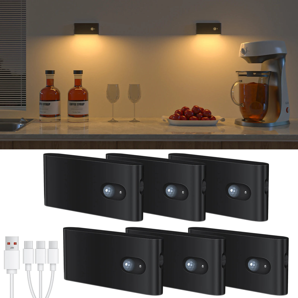 WILLED Motion Sensor Night Light | Rechargeable Warm White LED