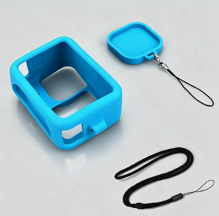 Silicone Case + Lens Cap for GoPro Hero 13/12/11/10/9 & DJI
