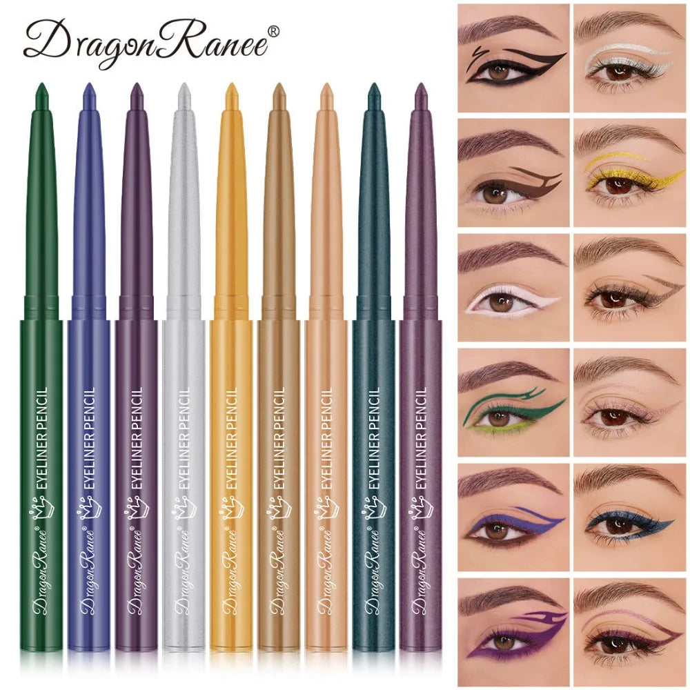 Waterproof Gel Eyeliner Pencil | Matte & Shimmer, 10 Colors