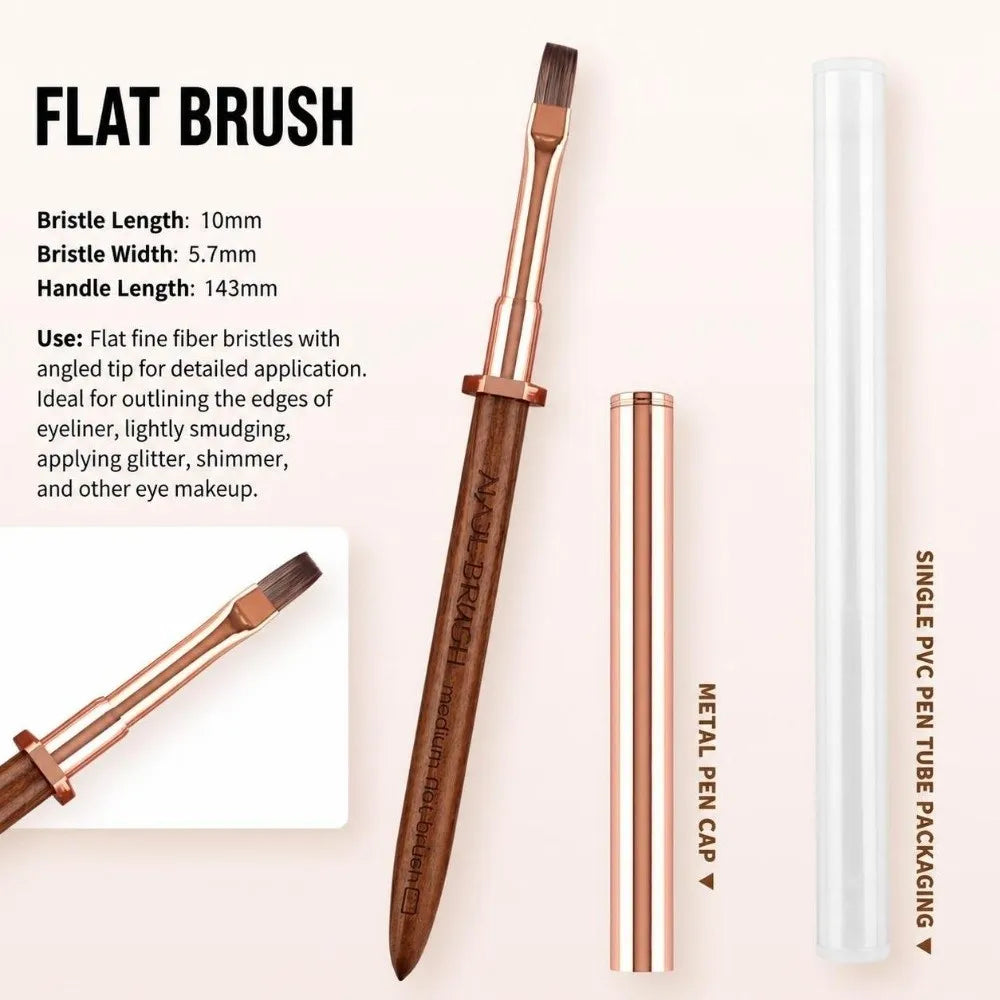 Sandalwood Handle Nail Art Detail Brush – Portable Nail Pen