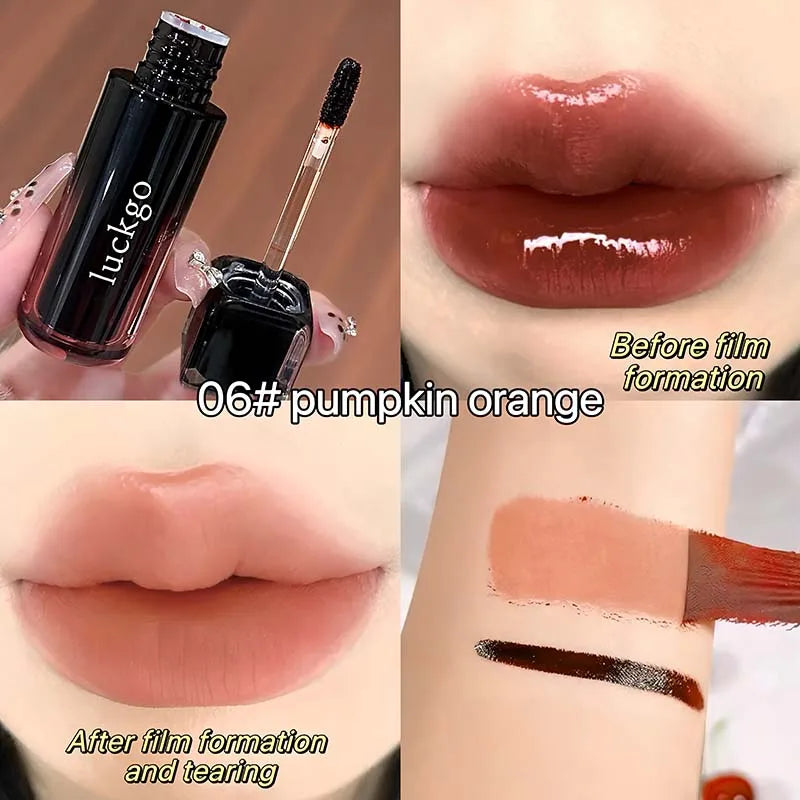 Peel-Off Matte Lip Stain | Waterproof Long-Lasting Lip Tint Peel-Off Lip Stain PRIMED 06 pumpkin