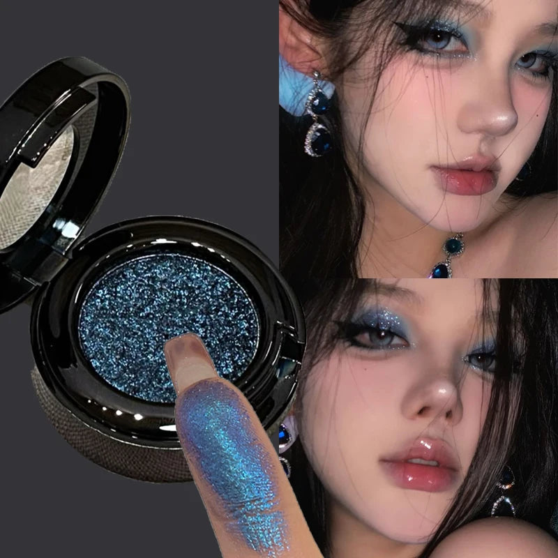 Metallic Glitter Shimmer Eyeshadow – Waterproof Single Shade Glitter Eyeshadow PRIMED