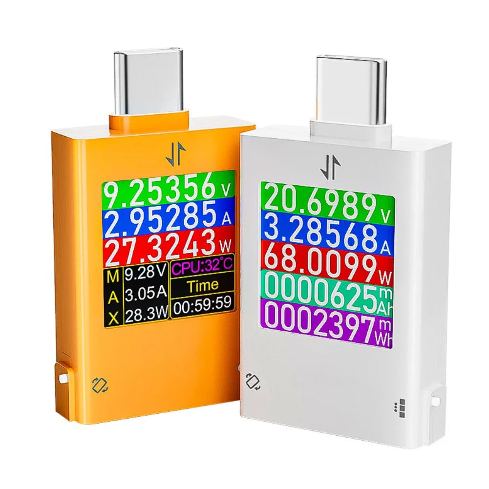 USB Charger Tester B10 Type-C Voltmeter Ammeter DC 4.5–50V