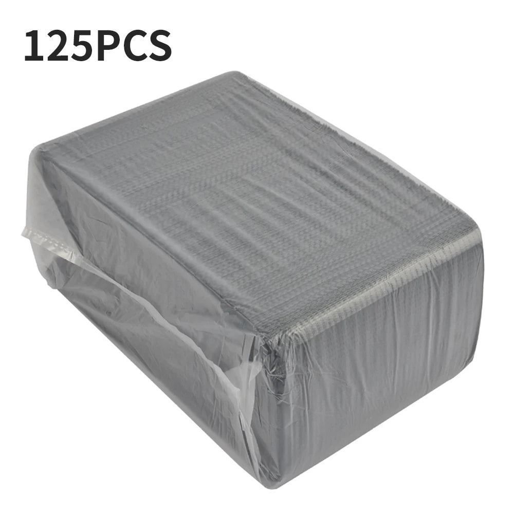125pcs Disposable Nail Art Table Mats – Waterproof Manicure Pads