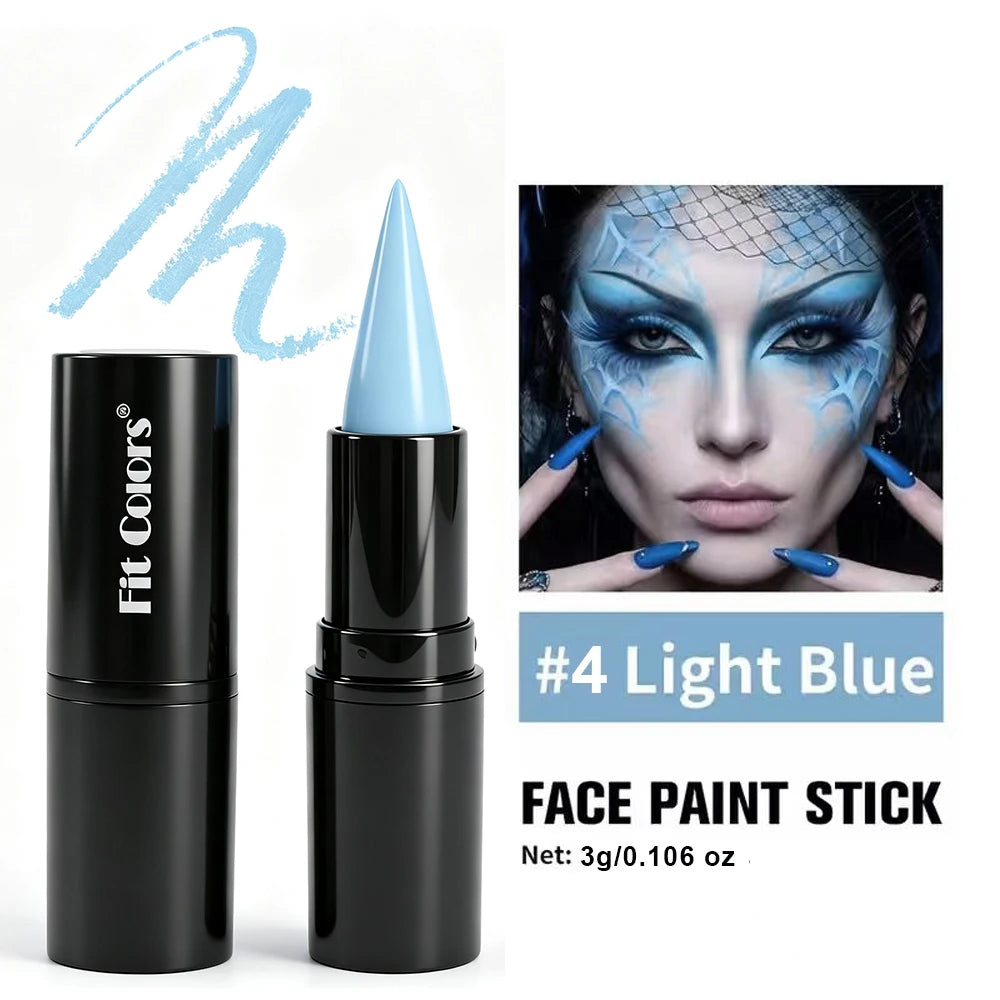 Halloween Face & Body Paint Stick – Waterproof Cosplay Lipstick Face & Body Paint PRIMED 04 3g