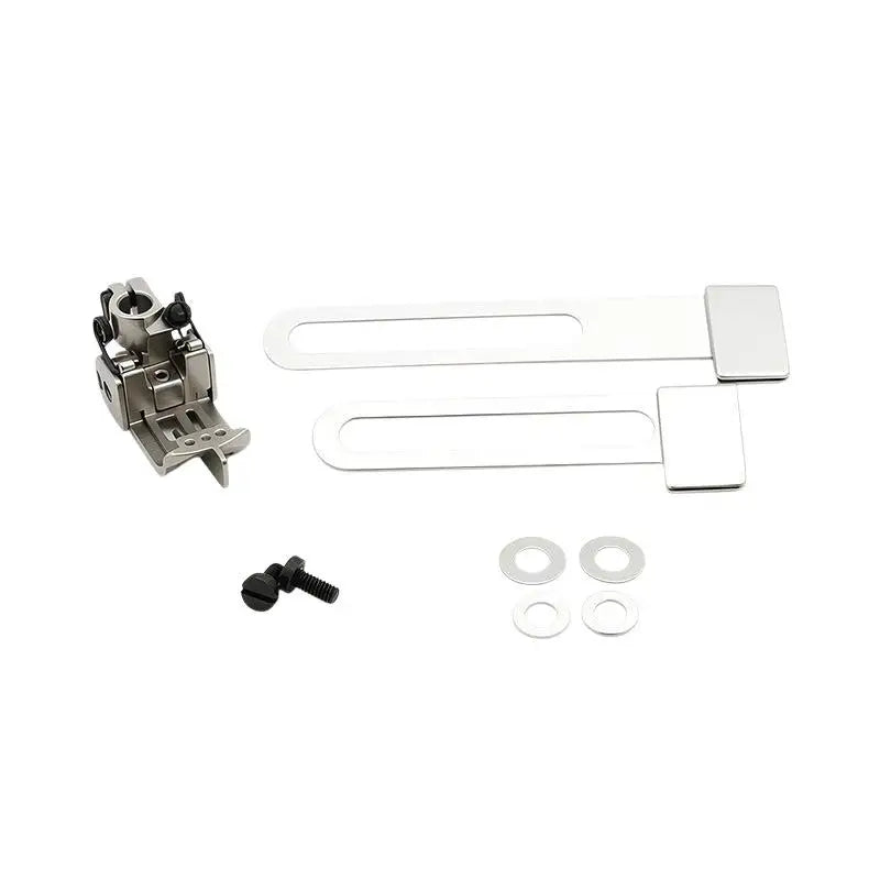 3-Needle 5-Thread Overlock Presser Foot Set | Roll Hem Guide