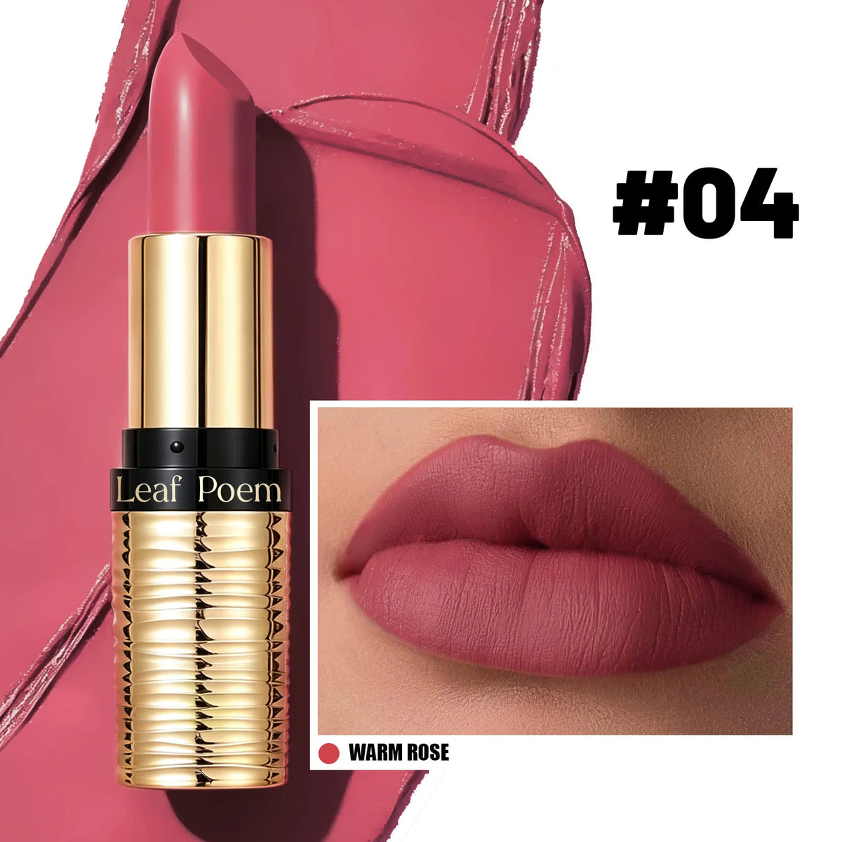 ZYXUAQIR Nude Matte Lipstick – Waterproof Velvet Finish