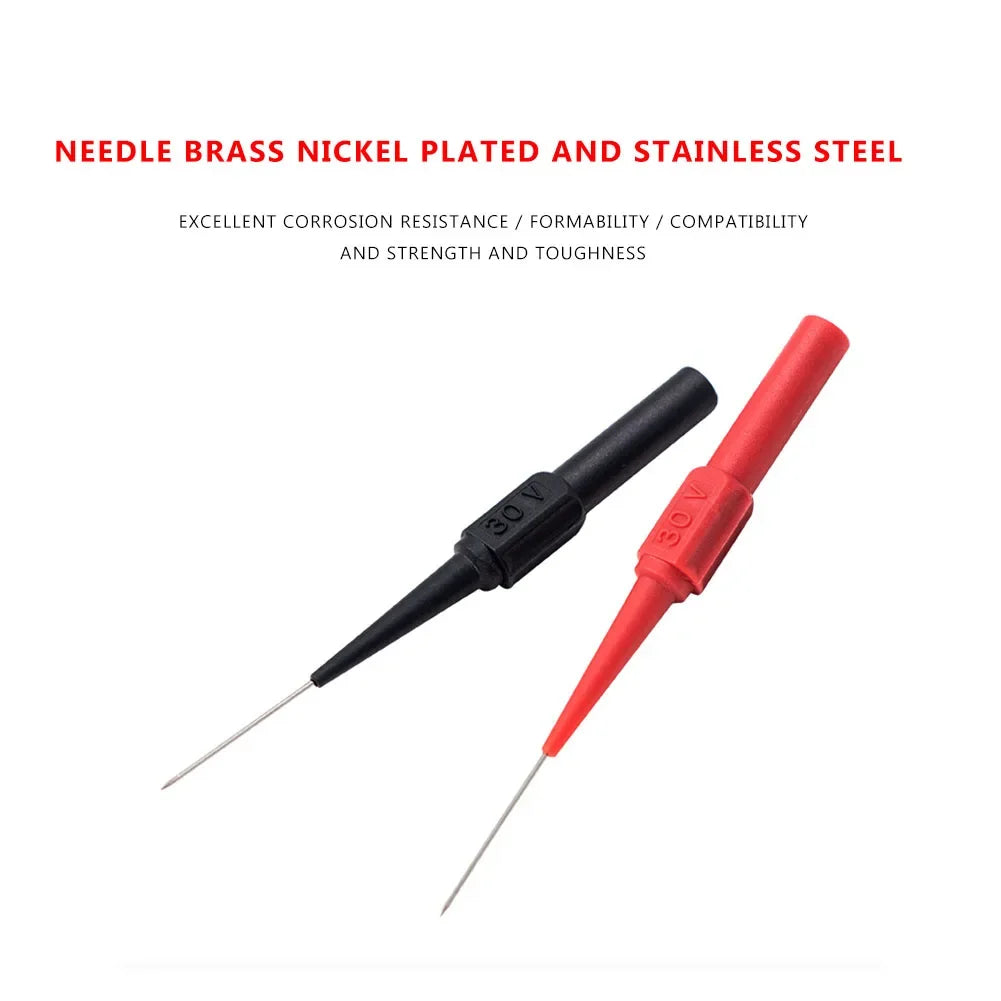 Multimeter Probe Test Leads 30V 1A – Stainless Steel Needles Multimeter Test Leads PRIMED
