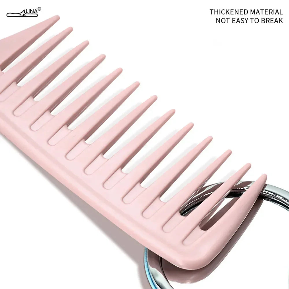 Wide-Tooth Detangling Comb – Heat Resistant, Wet & Dry Use