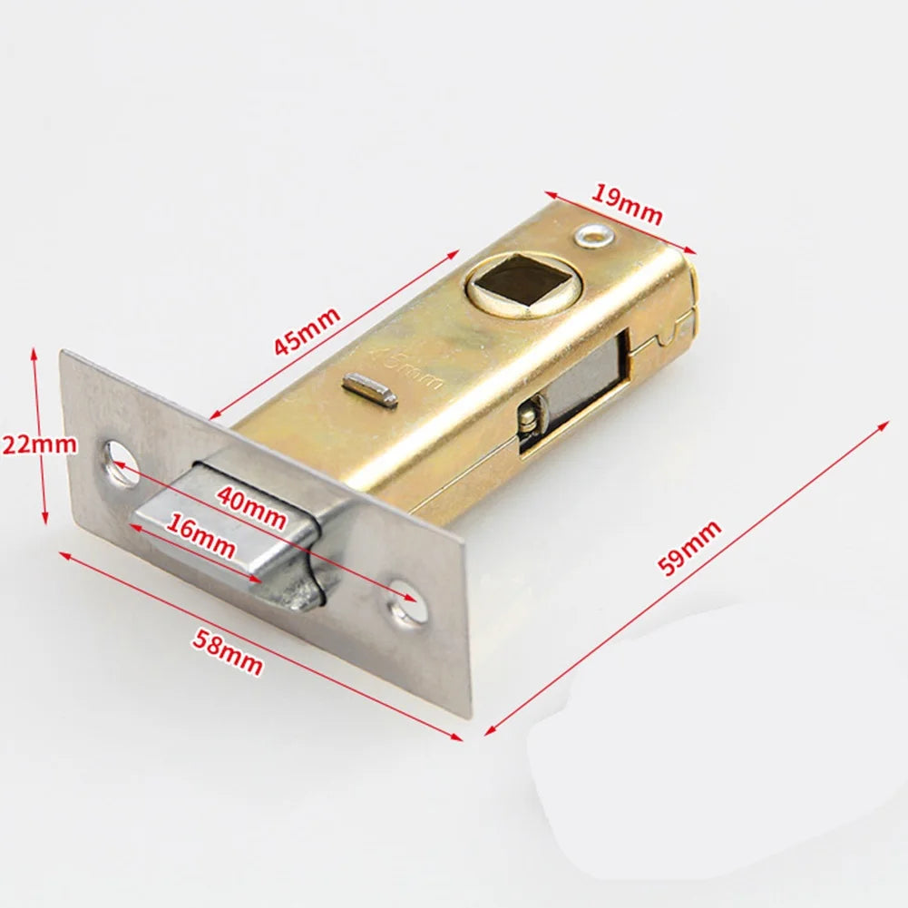 Zinc Alloy Flat Strike Plate for Tubular Mortice Latch