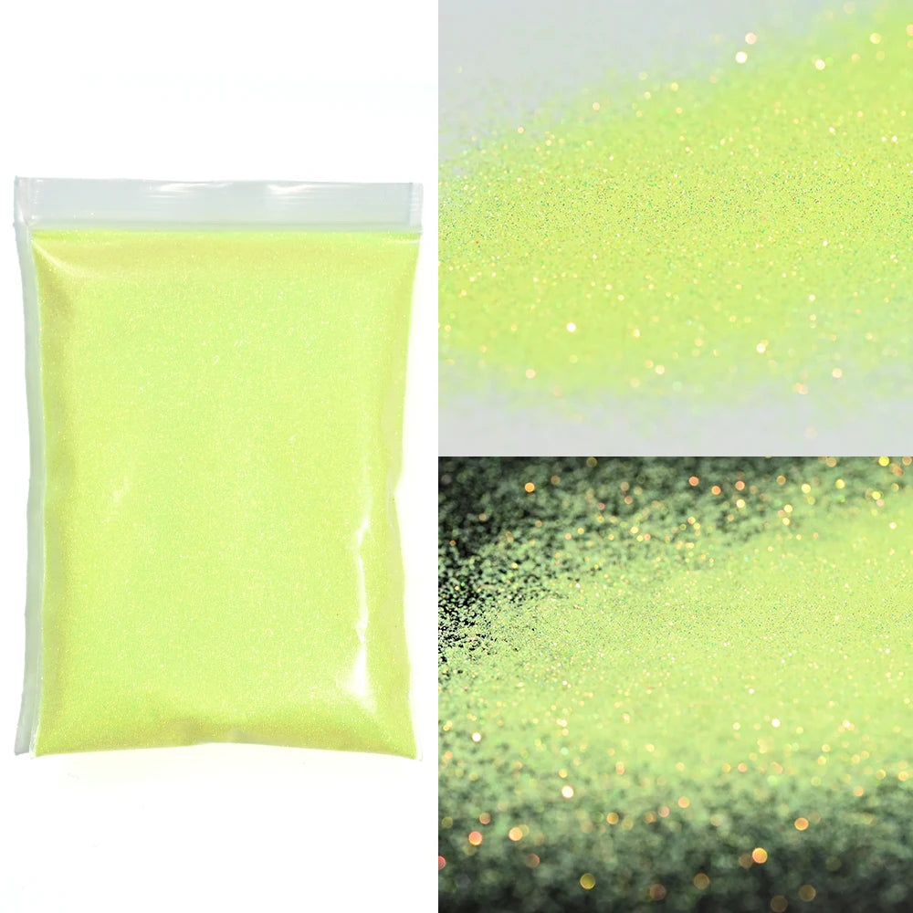 Ultra-Fine Nail Glitter Powder 10g – Pink & Blue Chrome Pigment
