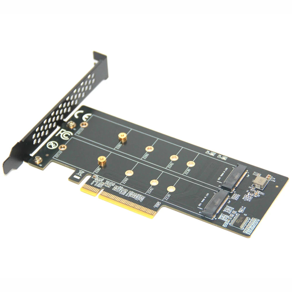 M.2 NVMe PCIe 4.0 x16/x8 Expansion Card – 4-Port SSD Adapter PCIe NVMe Expansion Card PRIMED PCle4.0 X8