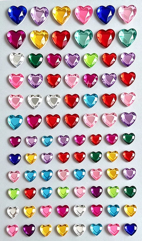 Iridescent Star Face Gem Stickers | Crystal Pentagram Body Art Face Gem Stickers PRIMED
