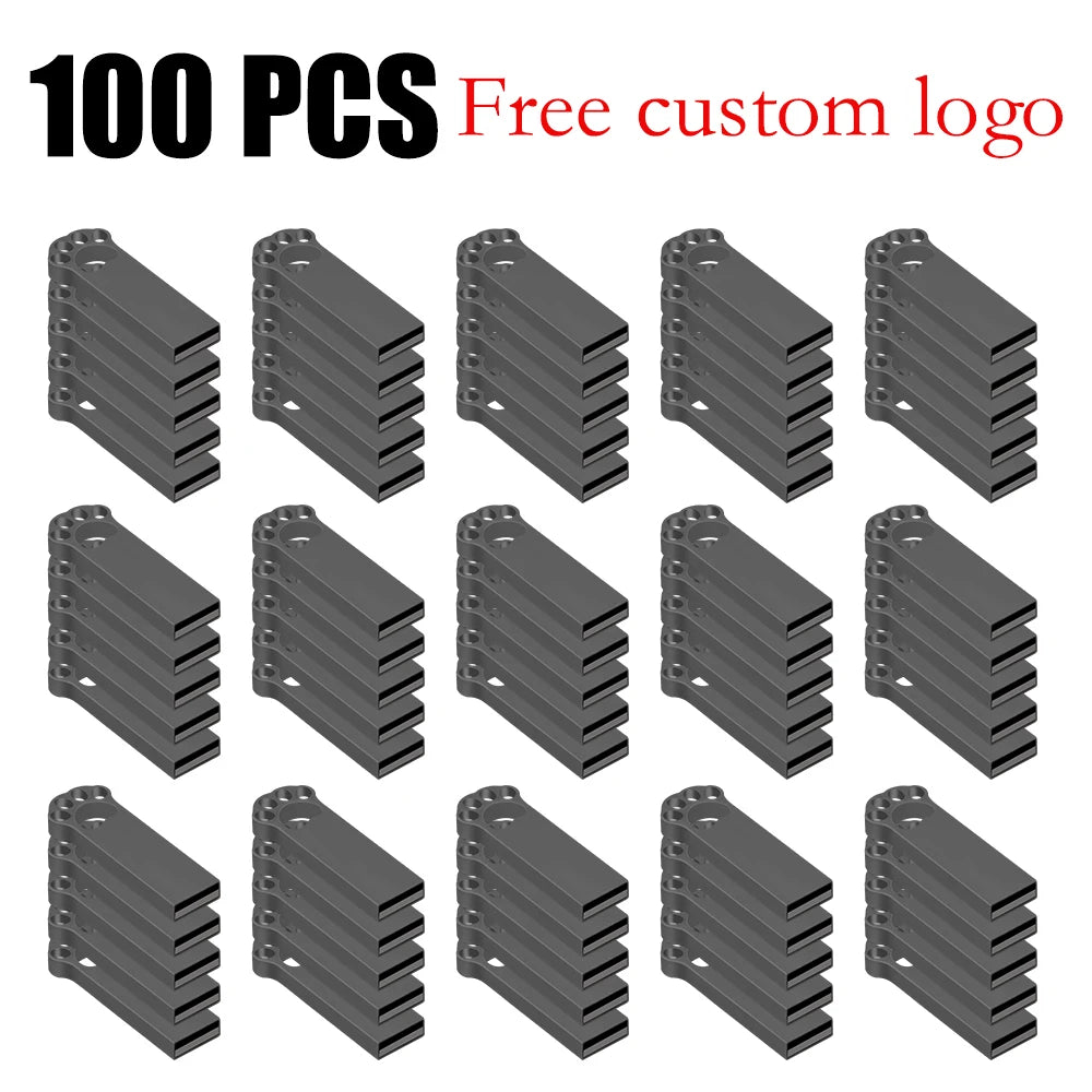 100-Pack Metal USB Flash Drives – Custom Logo | 1GB–64GB USB Flash Drive PRIMED