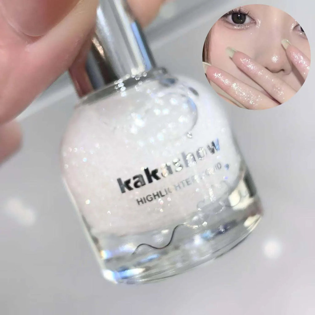 Kakashow Liquid Highlighter – Sparkling Glitter Face & Body Liquid Highlighter PRIMED Highlighter