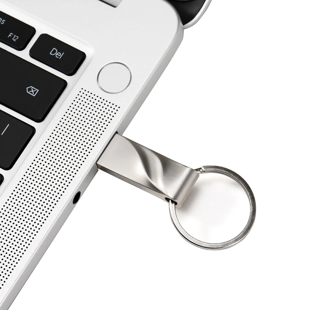 JASTER 128GB USB 3.0 Metal Flash Drive – Wave Keychain Design USB Flash Drive PRIMED