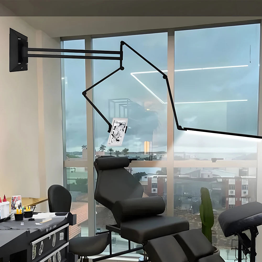 Tattoo Studio LED Light – Foldable, Dimmable, Wall Mount Tattoo Studio Light PRIMED