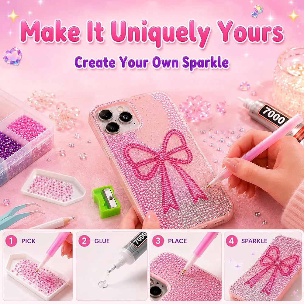 24-Grid AB Jelly Rhinestone Nail Charms – Colorful Flat Bottom Nail Art Rhinestones PRIMED