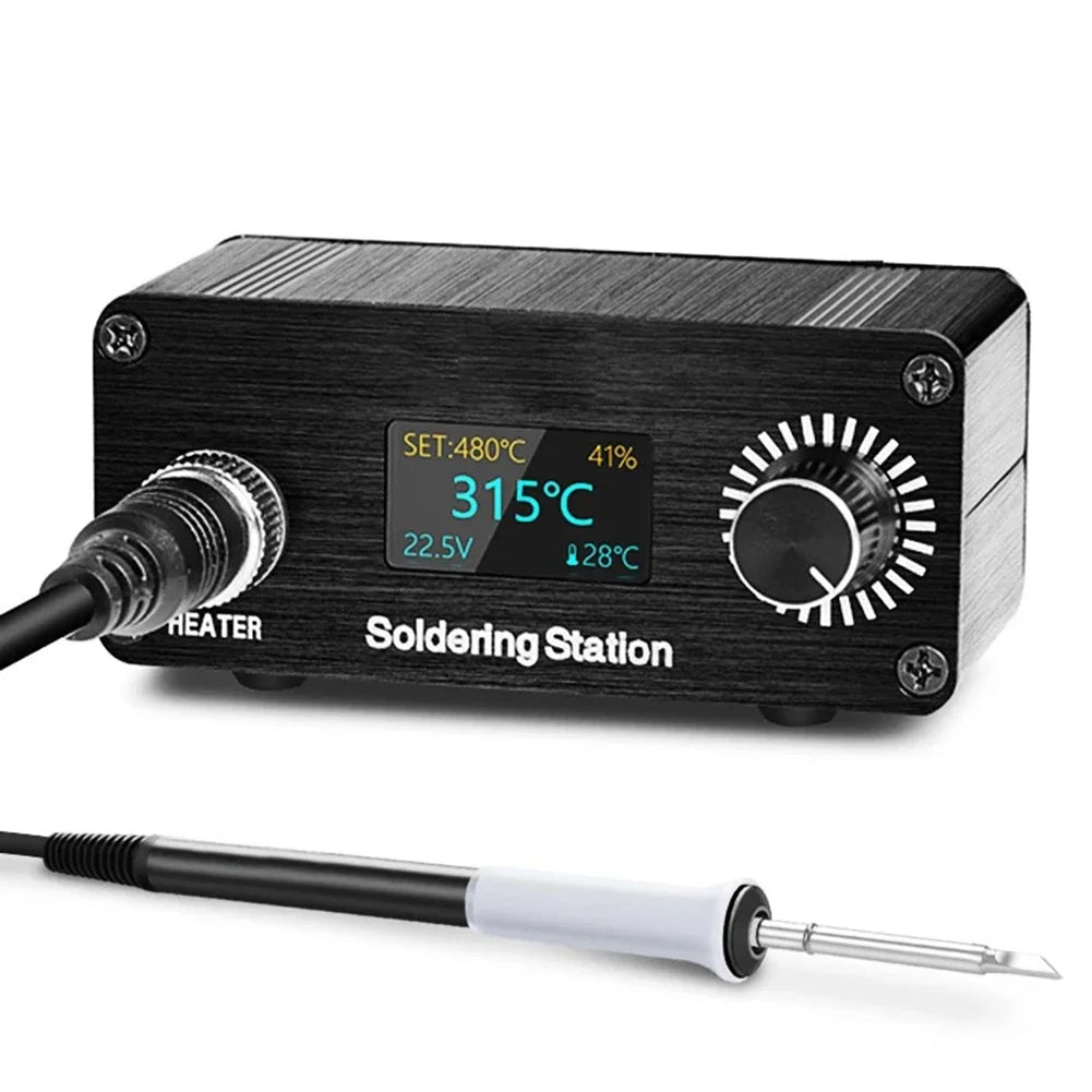 T12D Digital Soldering Station 72W OLED Display 200–450°C Soldering Station PRIMED