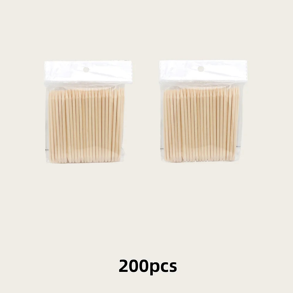 Wood Cuticle Sticks 95mm Double-Ended | 100/200/500 Pack