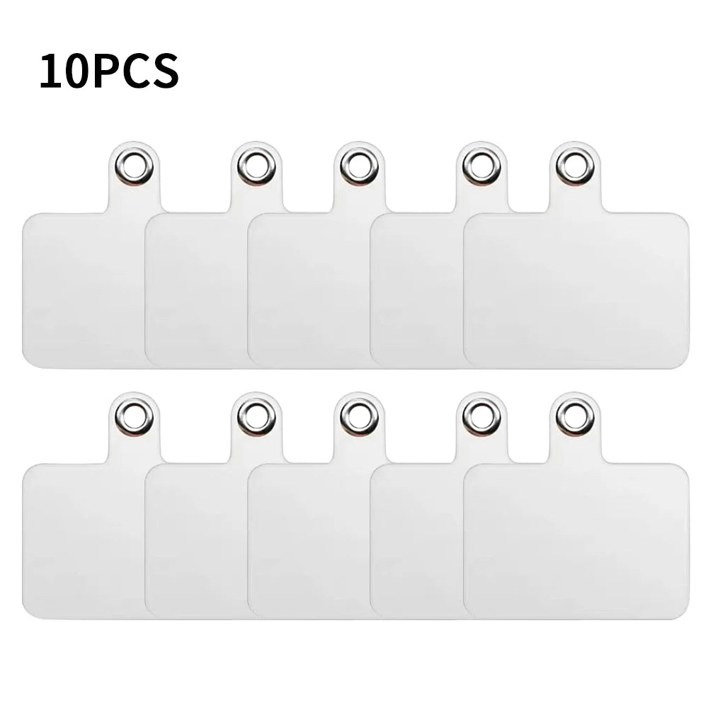 Universal Phone Lanyard Tether Clip & Card Gasket – 1–30 Pcs Phone Lanyard Clip PRIMED 10 Pcs