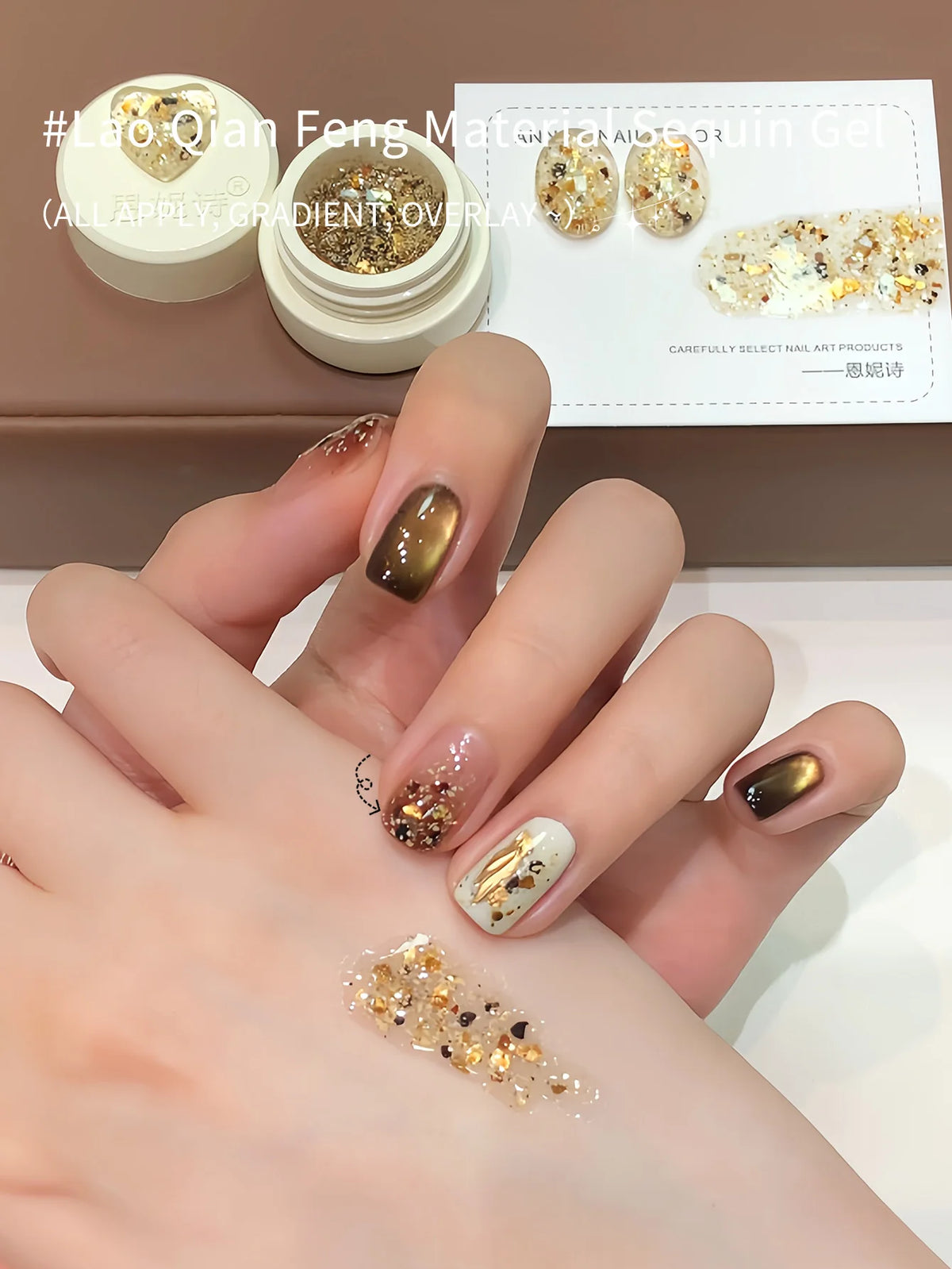 Luxury Gold Glitter Gel Nail Polish – Diamond Shimmer 5g