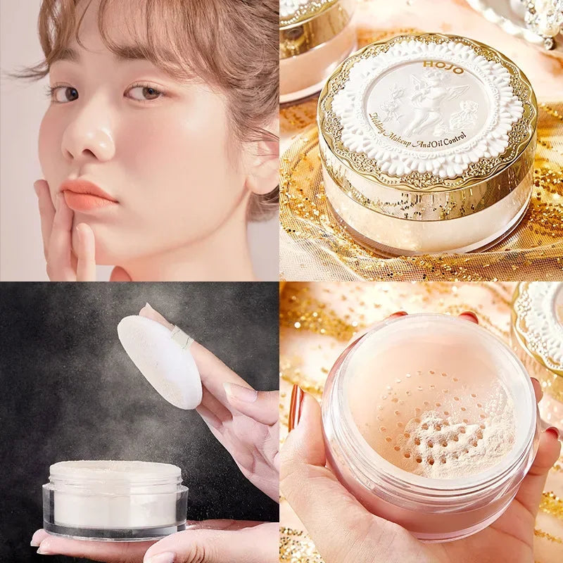 Hojo Angel Matte Translucent Setting Powder | Oil-Control Loose Setting Powder PRIMED
