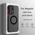 Magnetic Wireless Charging Case Samsung Galaxy – Matte Shockproof Phone Case PRIMED Galaxy A52S Black