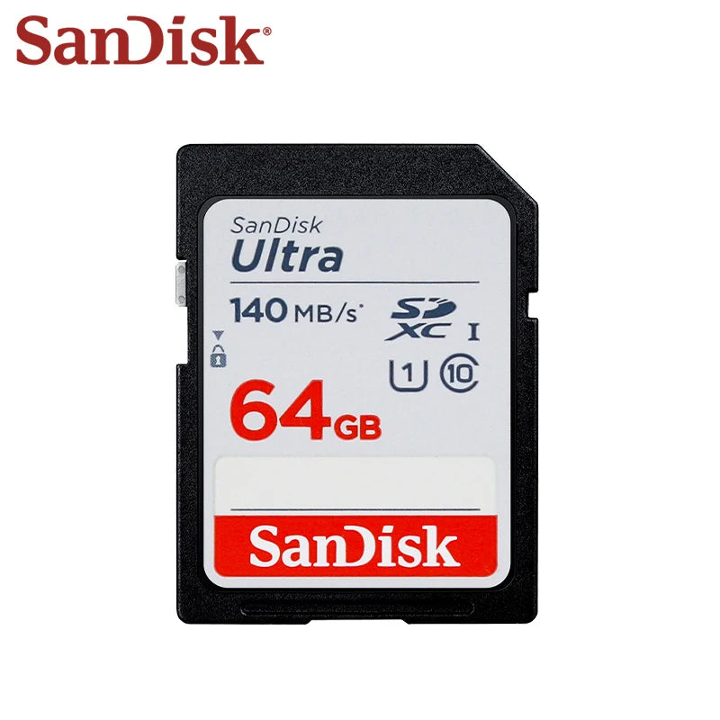 SanDisk Ultra SD Card C10 U1 | 32GB–256GB, 120MB/s