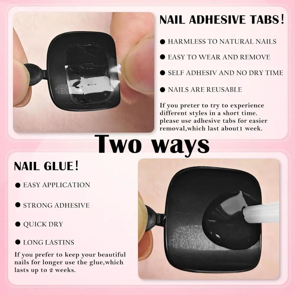 120pcs Press On Toenails – Fake Toe Nail Tips, 12 Sizes