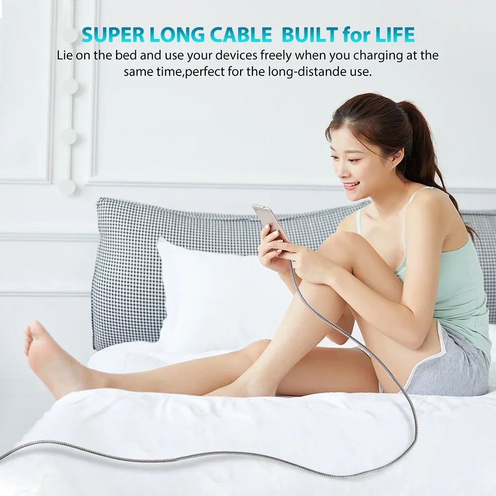 USB-C to USB-C PD 60W Fast Charging Nylon Braided Cable USB-C Charging Cable PRIMED