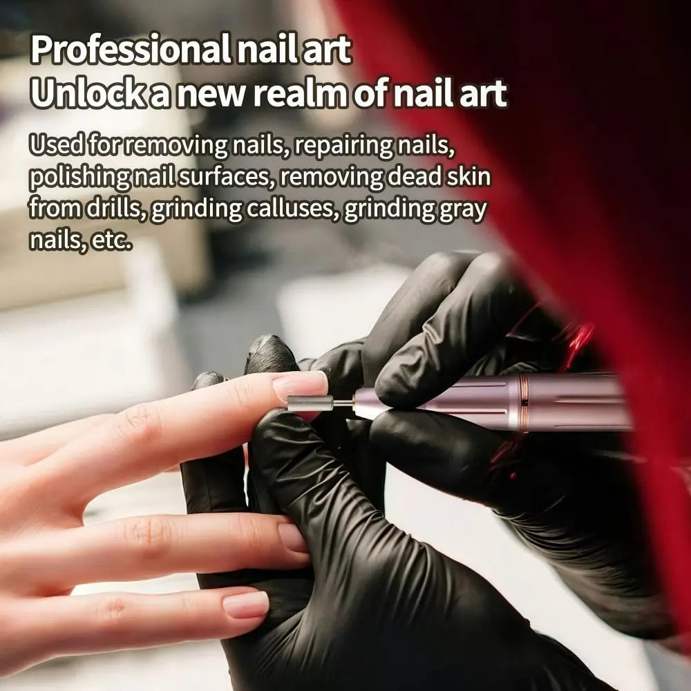 32-Speed Electric Nail Drill Grinder – LED Display & USB-C Electric Nail Drill PRIMED