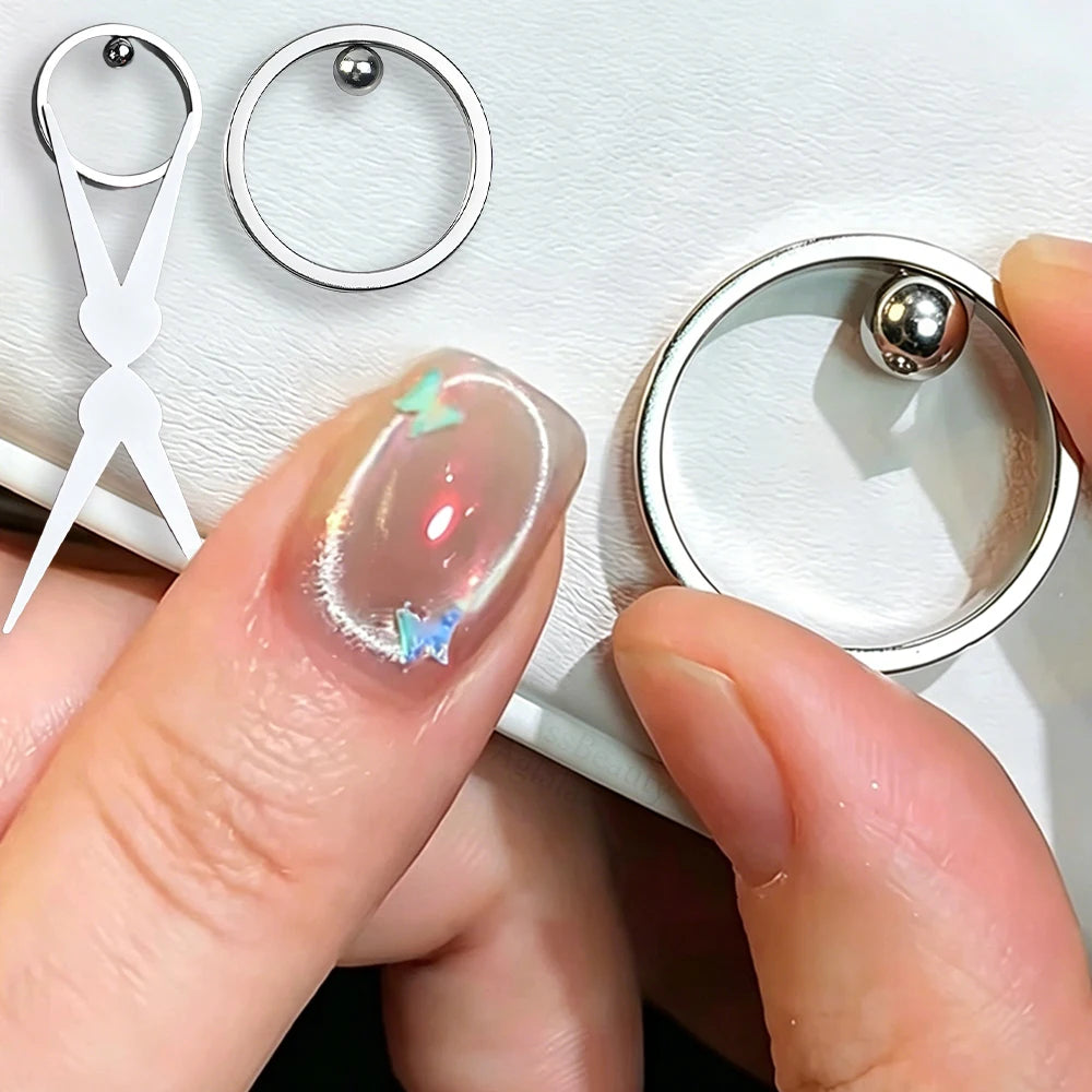 Halo Cat Eye Ring Nail Magnet Set – Void & Galaxy Effects Nail Magnet Tool PRIMED