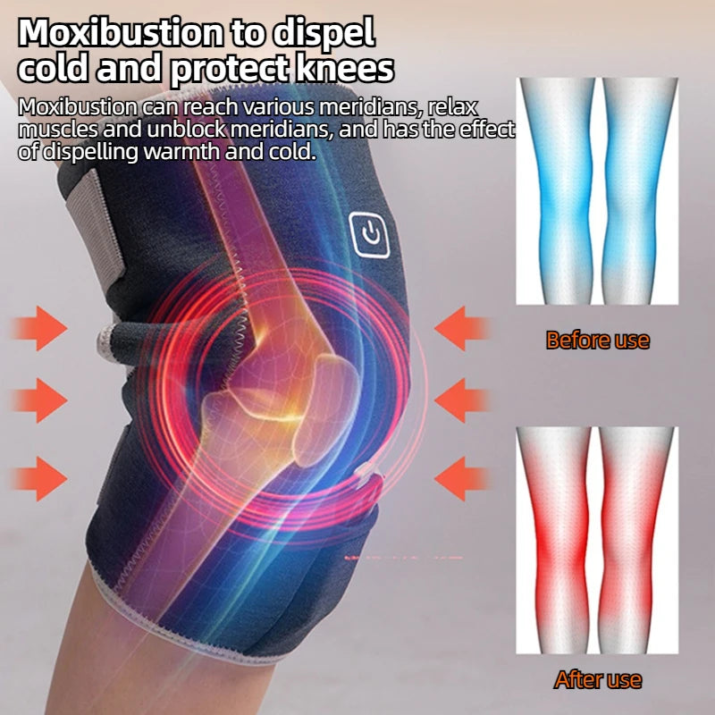 USB Graphene Electric Knee Heating Pad – Adjustable Heated Wrap Heated Knee Wrap PRIMED