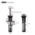 Quick Release Toilet Seat Hinge Fixings – 2 Sets Universal Toilet Seat Hinge PRIMED one size