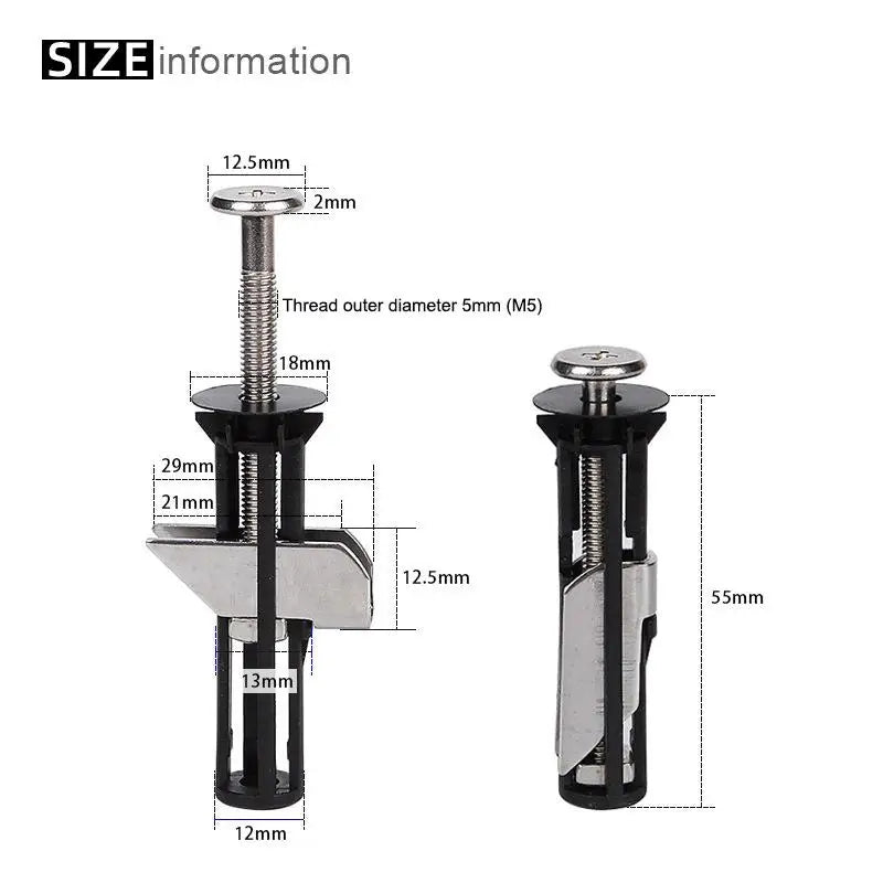 Quick Release Toilet Seat Hinge Fixings – 2 Sets Universal Toilet Seat Hinge PRIMED one size