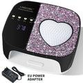 UV LED Nail Lamp Dryer – Rechargeable Heart Diamond Design UV LED Nail Lamp PRIMED Black US
