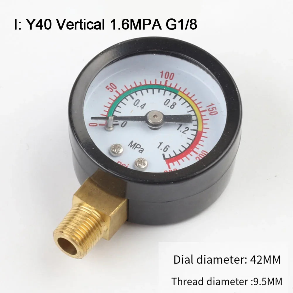 Y40/Y50 Pressure Gauge 0–180 PSI | Air, Gas, Water & Fuel